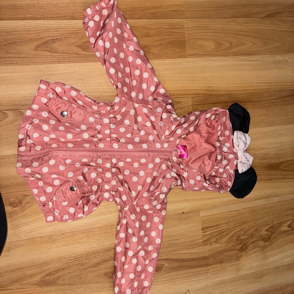 Disney Pink Polka Dot Kids Jacket